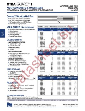 5060/40C SL001 datasheet  